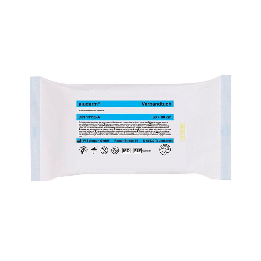 [SÖH 1003205] Aluderm Verbandtuch ca. 60 x 80 cm Steril