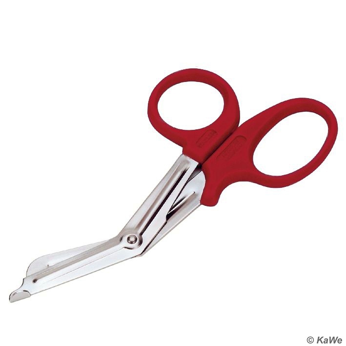 [KUW 11.15010.011] Allzweck-Verband-Schere, groß Rot, 19 cm
