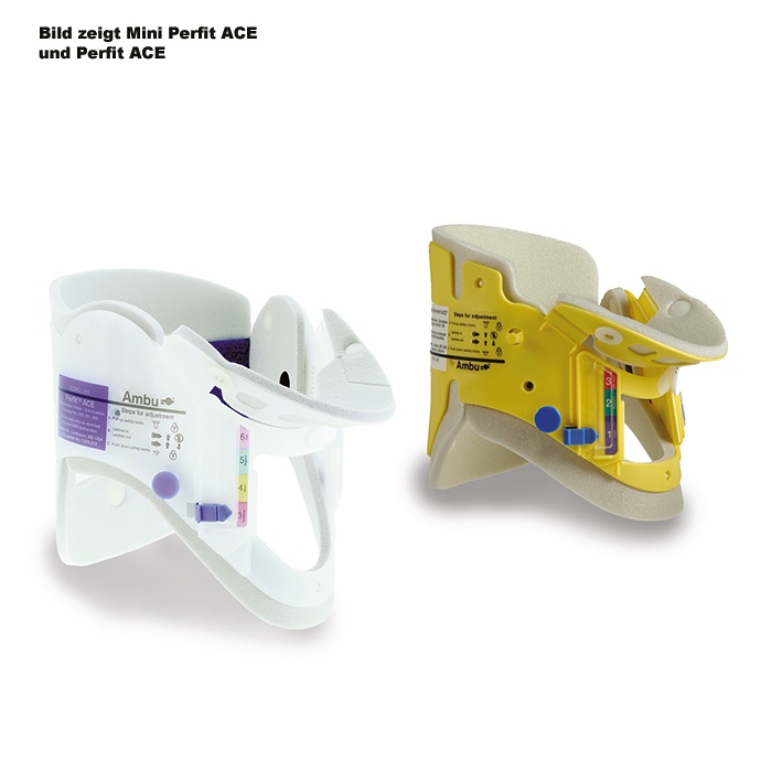 [AMB 002810001] AMBU Perfit ACE Zervikalstütze Justierbar von Gr. 3 - 6