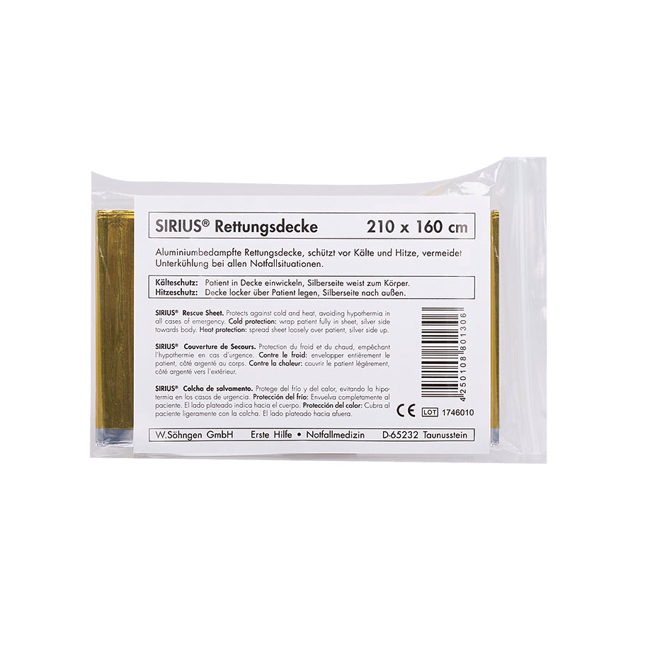 [SÖH 0701001] Sirius Rettungsdecke
