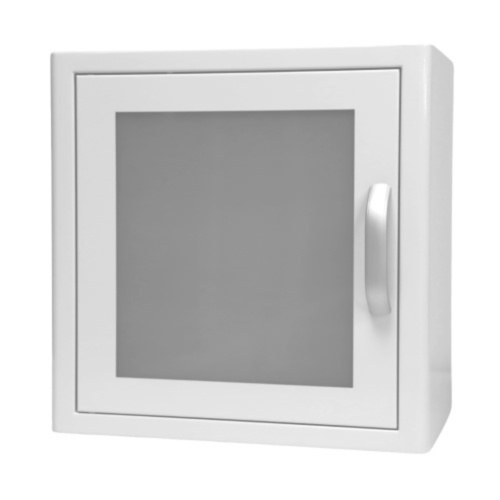 [defi-0010] AED Wandkasten Universell ohne Logo - Weiß