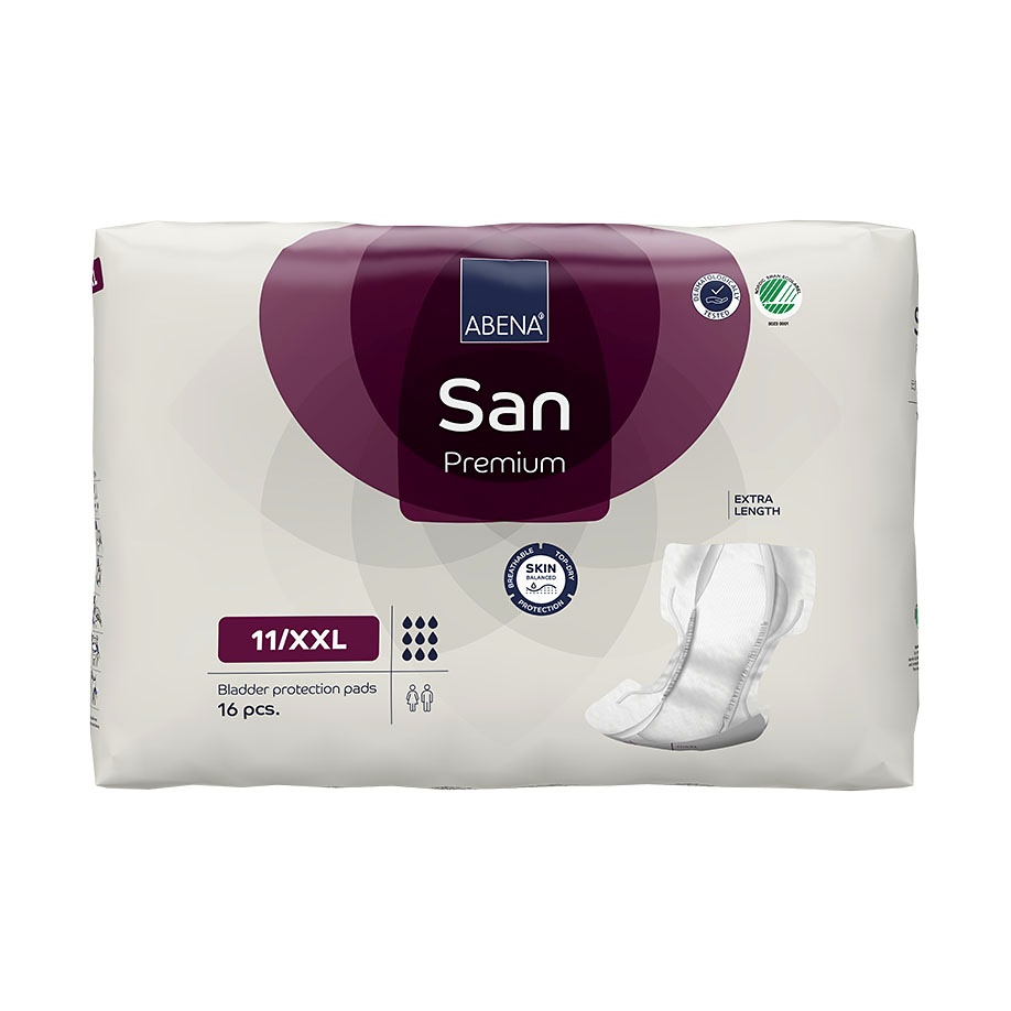 Abena San 11 XXL, Premium Inkontinenzeinlagen (16 Stck.)