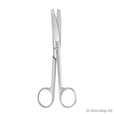 Chir. Schere nach Cooper, gebogen Stumpf/stumpf, 14,5 cm