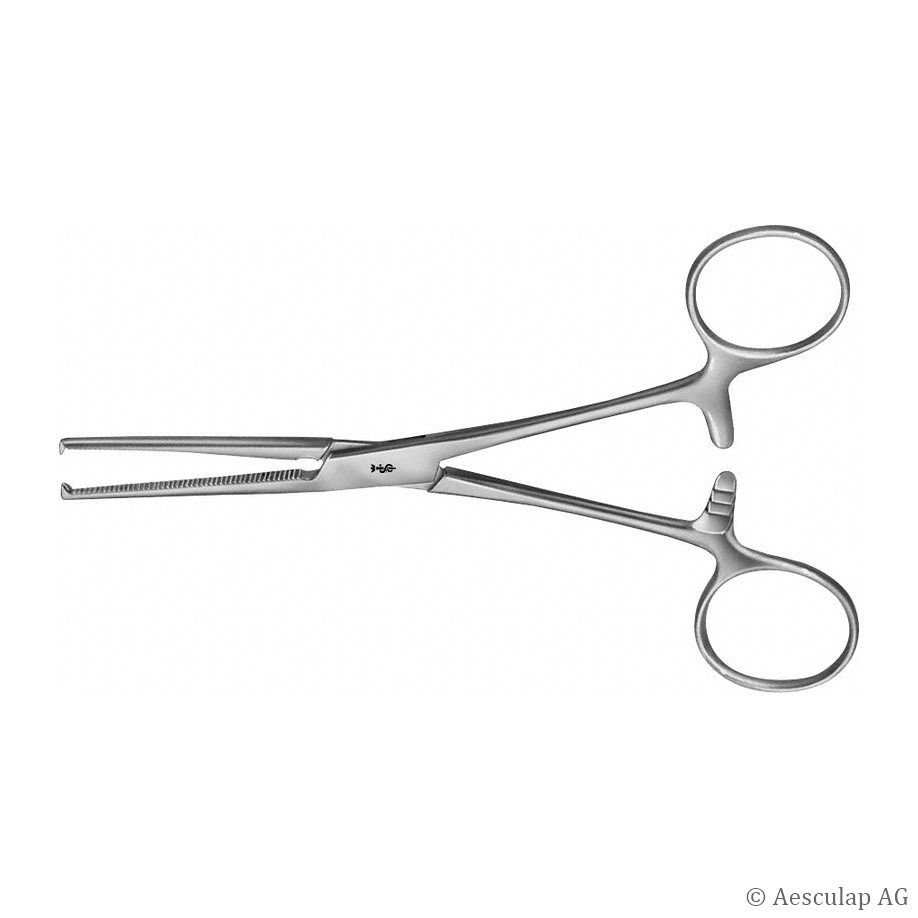 Arterienklemme Kocher, gerade 1 x 2 Zähne, 15 cm
