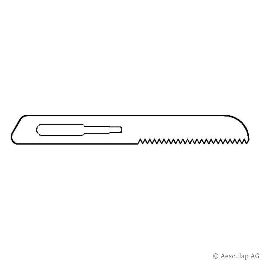 Sägeblätter steril, 23 mm lang Zum Einmalgebrauch (10 Stck.)