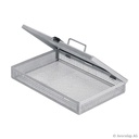 Siebtray mit Deckelgriff, ohne Einsätze 273 x 176 x 41 mm