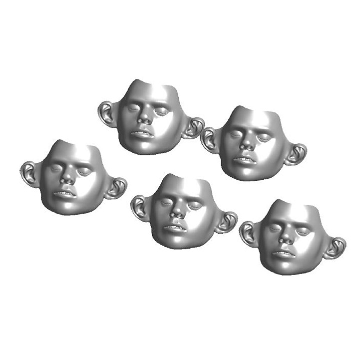 [AMB 234000703] Gesichtsmasken für AmbuMan, Defib Trainer, Uni-/MultiMan (5 Stck.)