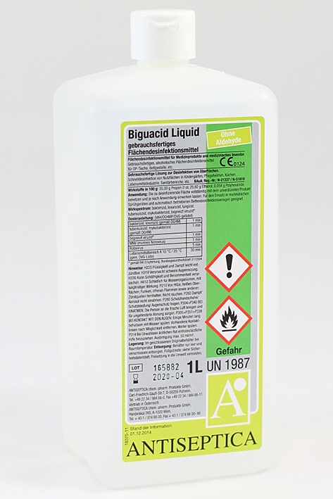 [ANT 1029] Biguacid Liquid 1 Ltr. Flächenschnelldesinfektion