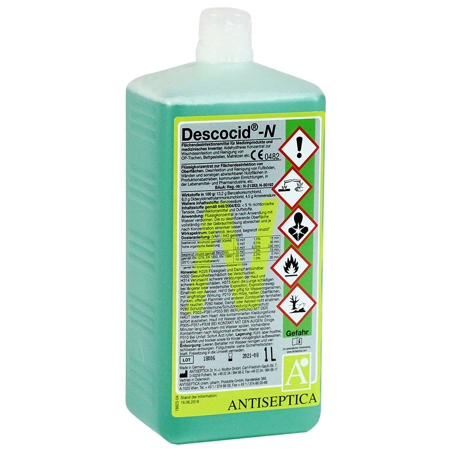 Descocid-N Konzentrat 1 Ltr. Flächendesinfektion