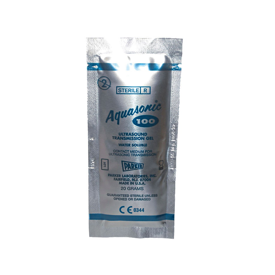 [AQU 0101] Aquasonic 100 steril Ultraschall-Kontaktgel 20 g (48 Btl.)