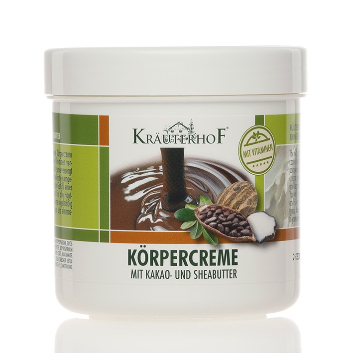 KräuterhoF Körpercreme mit Kakao- und Sheabutter 250 ml