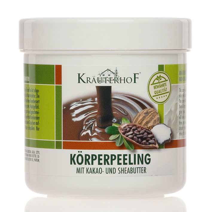 [ASA 10433] KräuterhoF Körperpeeling mit Kakao- und Sheabutter 400 g