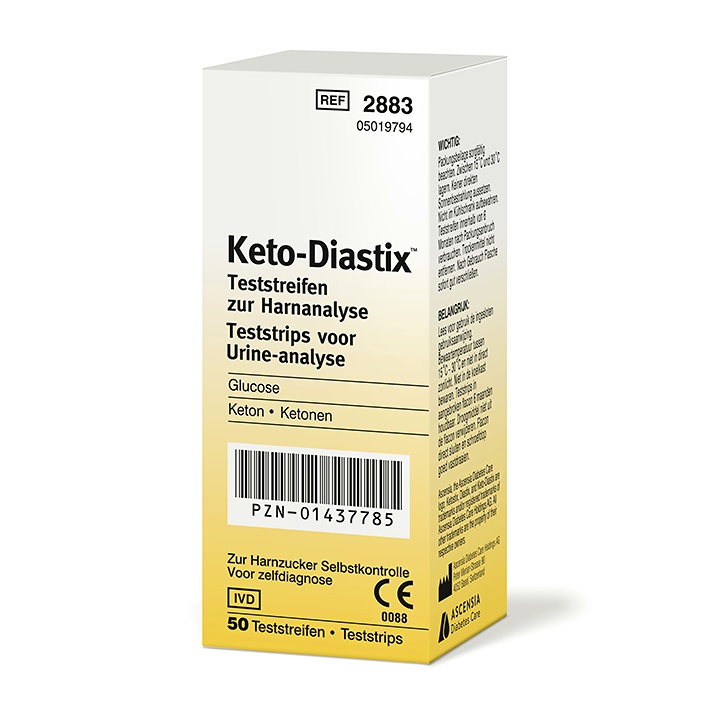 [ASC 05019794] Keto-Diastix Harnteststreifen (50 T.)