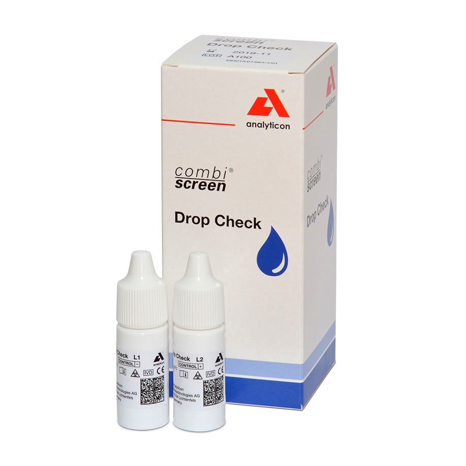 CombiScreen Drop Check Control (2 x 5 ml, Level 1 + Level 2)