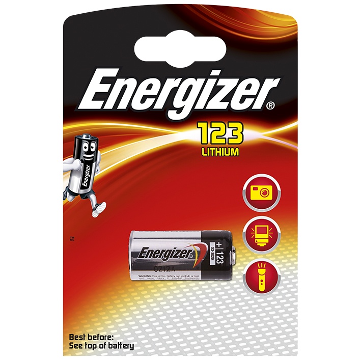 [BAT E300777602] Energizer Fotobatterie 123 Typ CR17345 3 V