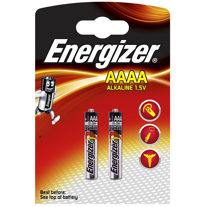[BAT E300784303] Energizer Ultra+ Batterien Piccolo E96 AAAA LR61 1,5 V (2er-Pack)