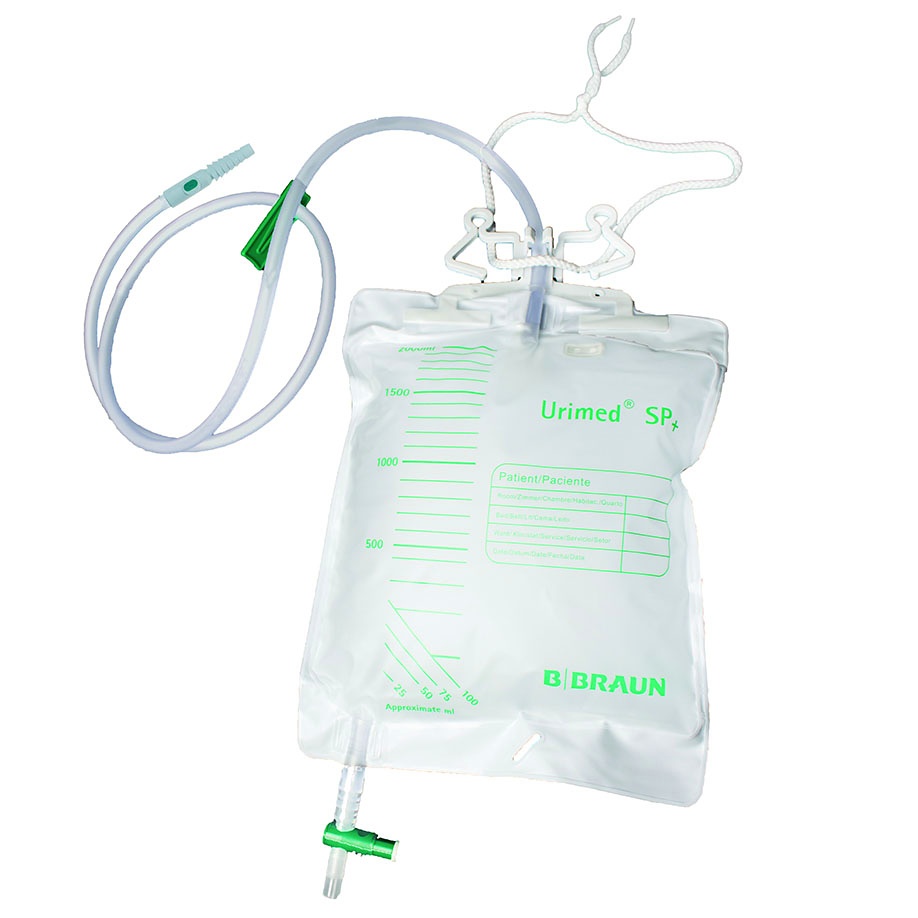Urimed SP+ Urinbeutel 2 Ltr., steril Mit integriertem Aufhängegestell