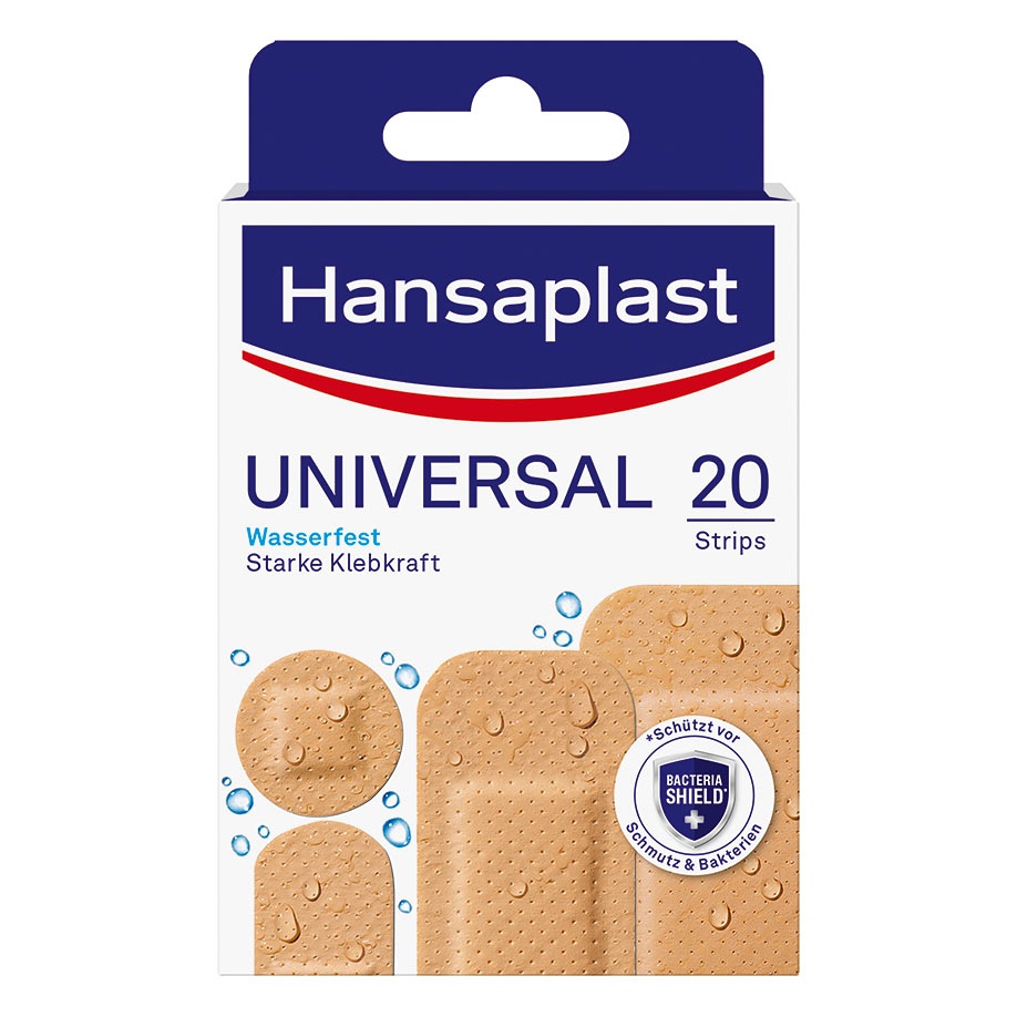 [BDF 45906] Hansaplast Universal Strips 4 Größen (20 Stck.)
