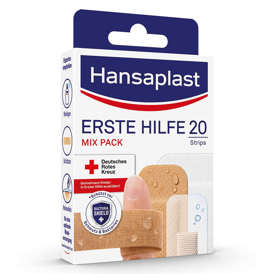 [BDF 48634] Hansaplast Erste Hilfe Pflastermix (20 Stck.)