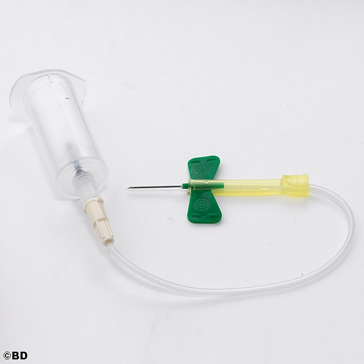 Pre-Attached BD Vacutainer Safety-Lok Blutentnahmeset 21 G 3/4'' (8x25 Stck.)