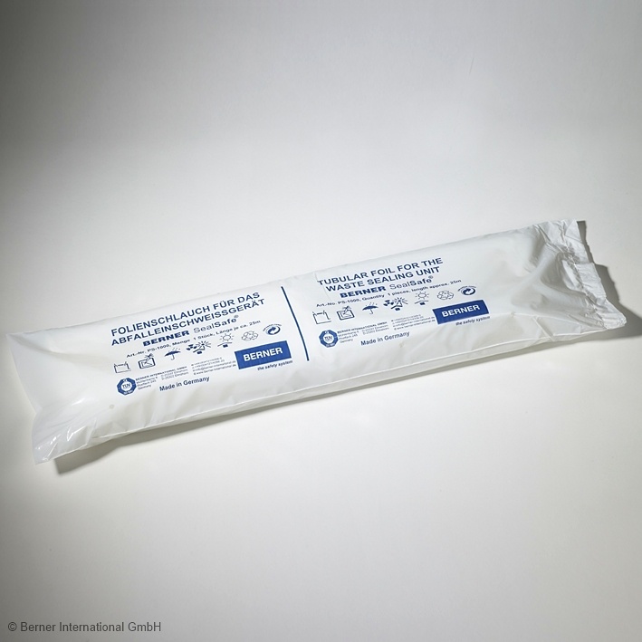 [BER 1000] Folienschläuche für Berner SealSafe Abfalleinschweißgerät unsteril (5 Stck.)