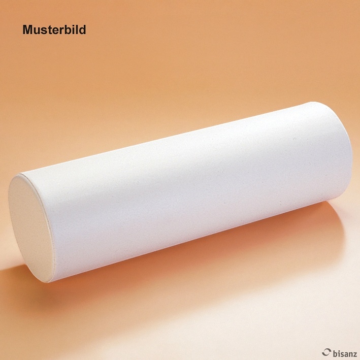 Gymnastikrolle rund, weiß, phthalatfrei 40 x 15 cm Ø