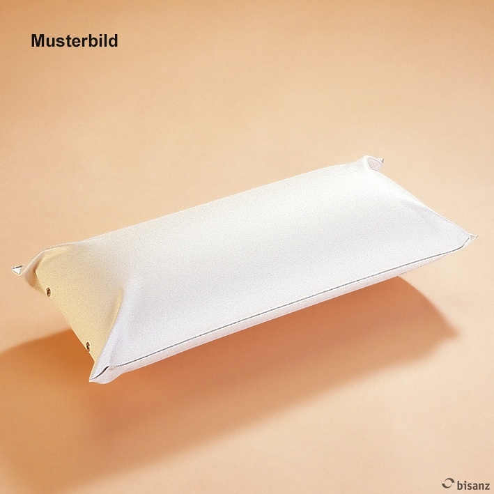 [BIS 730001PVC.17] Nackenkissen grau, geschweißt 40 x 18 x 10 cm