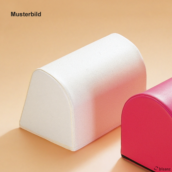 Gipsstütze abgeschrägt weiß Phthalatfrei, 30 x 20 x 20 cm