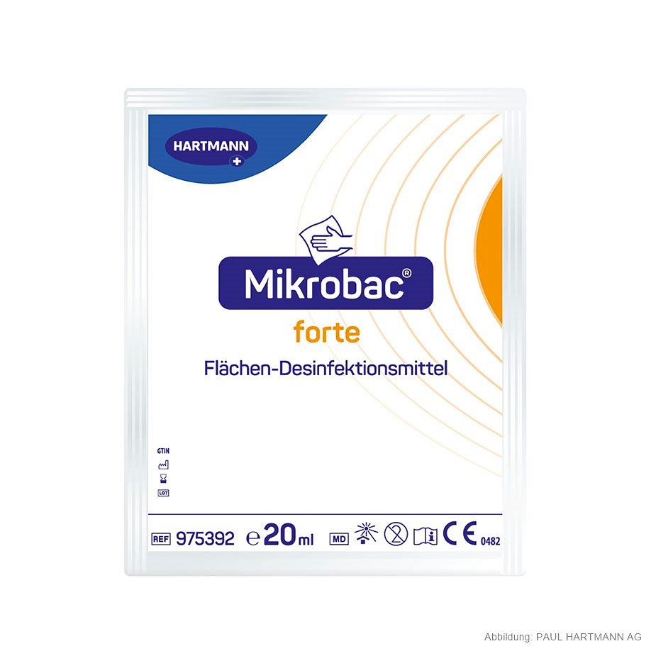 [BOD 975392] Mikrobac forte (250 x 20 ml) Flächendesinfektionsreiniger