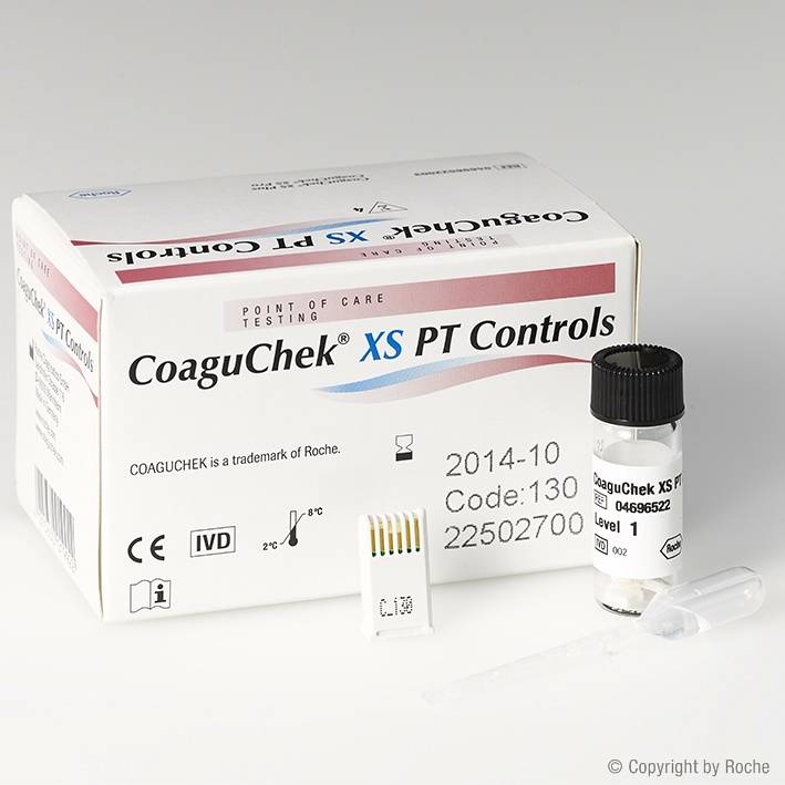 [BOE 04696522003] CoaguChek XS PT Controls Kontroll-Lösung (4 Stck.)