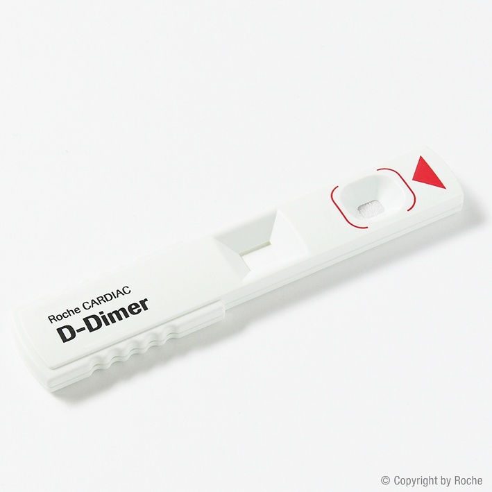 [BOE 04877802190] Roche CARDIAC D-Dimer Schnelltest Für cobas h 232 POC-System (10 T.)