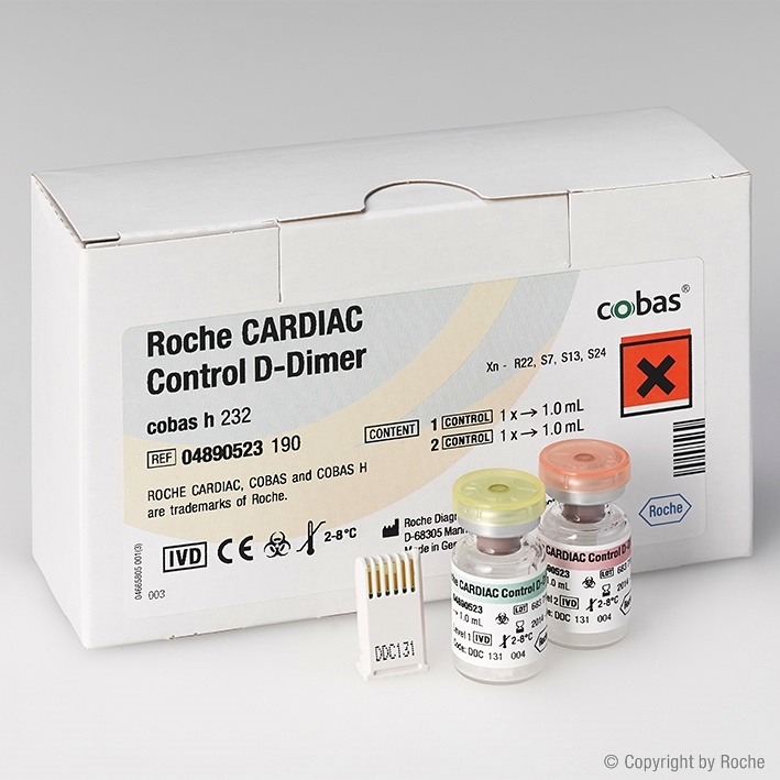 [BOE 04890523190] Roche CARDIAC Control D-Dimer (2 x 1 ml)