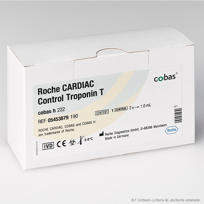 [BOE 05915864190] Roche CARDIAC Control Troponin T Rd. Rilibaek (2 x 1 ml)