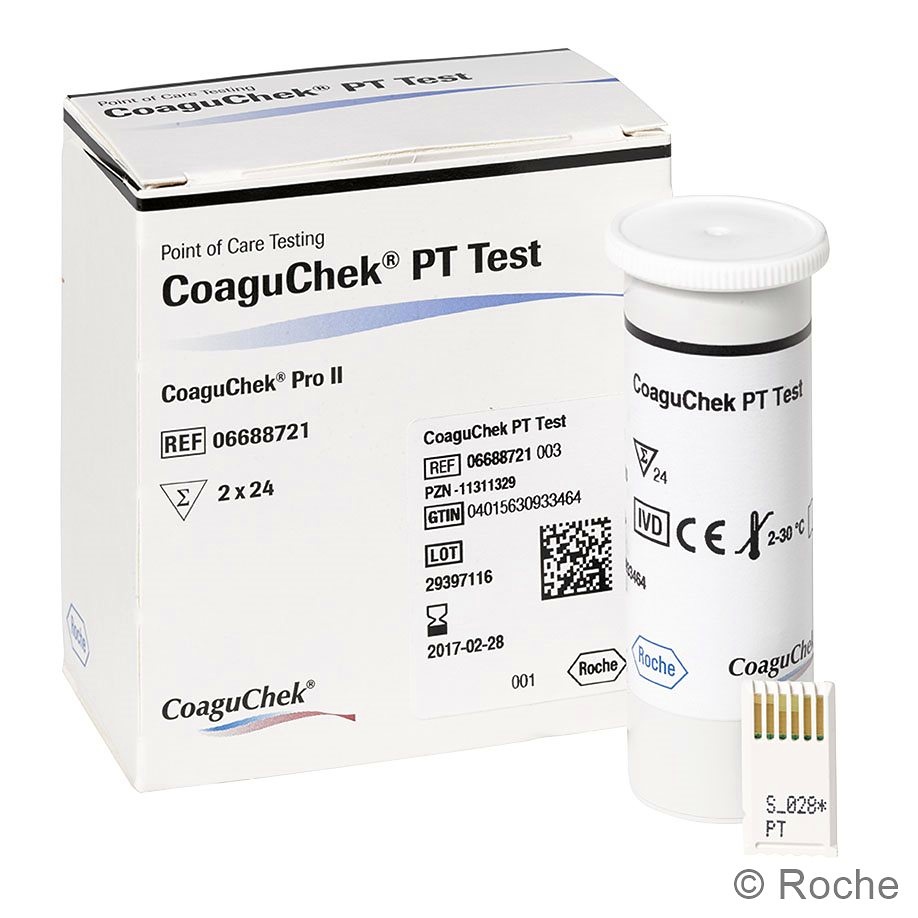 [BOE 06688721003] CoaguChek PT Test (2 x 24 T.)