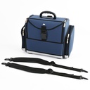 Arzttasche: DIE ANDERE blau Polymousse, mit Schultergurten