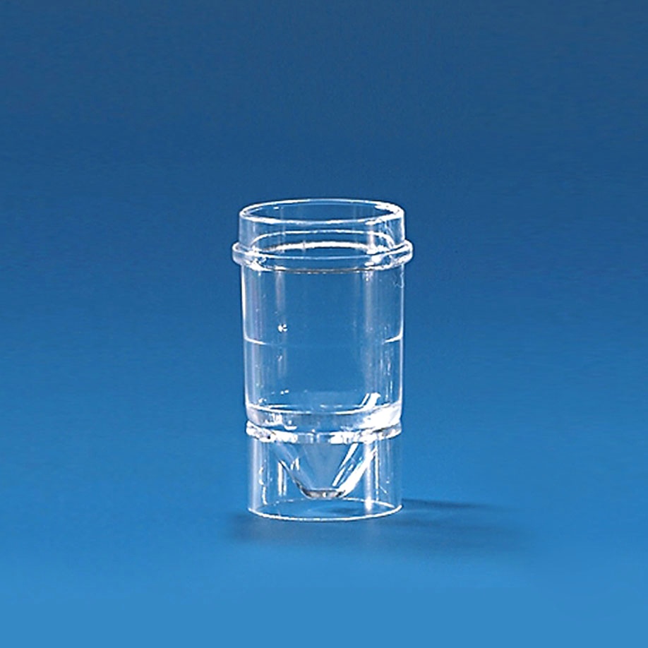 Probengefäß, PS, 2 ml, glasklar Für Technicon-Analyzer