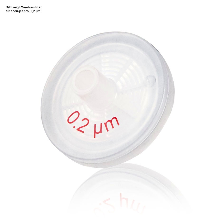 [BRA 26530] Membranfilter für accu-jet pro, PTFE 0,2 µm, steril, hydrophob