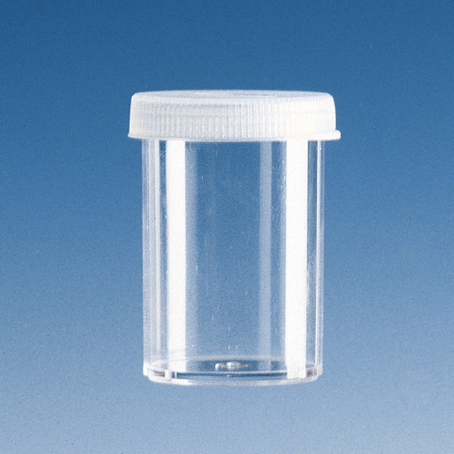 [BRA 722060] Probengefäß, PS, mit Deckel, 12 ml