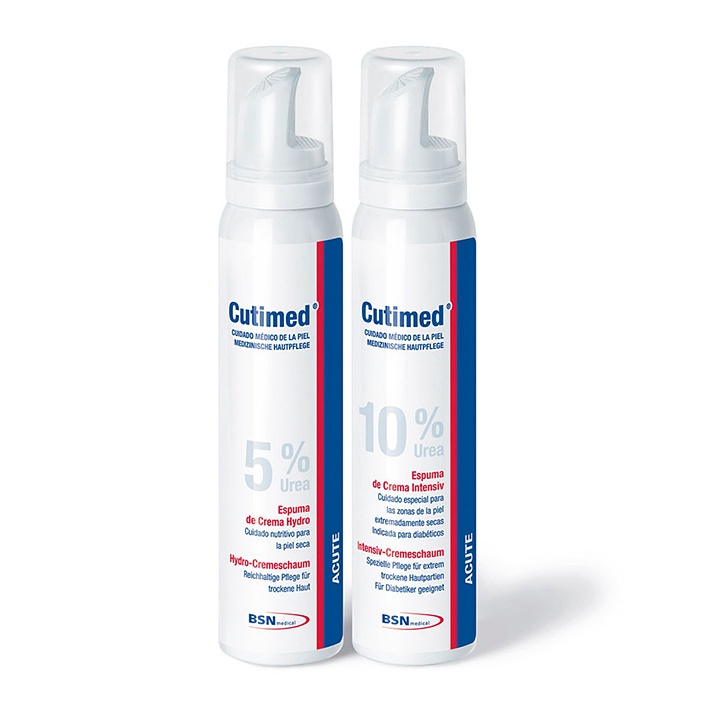 [BSN 7264128] Cutimed Acute Cremeschaum Hydro mit 5 % Urea, 125 ml