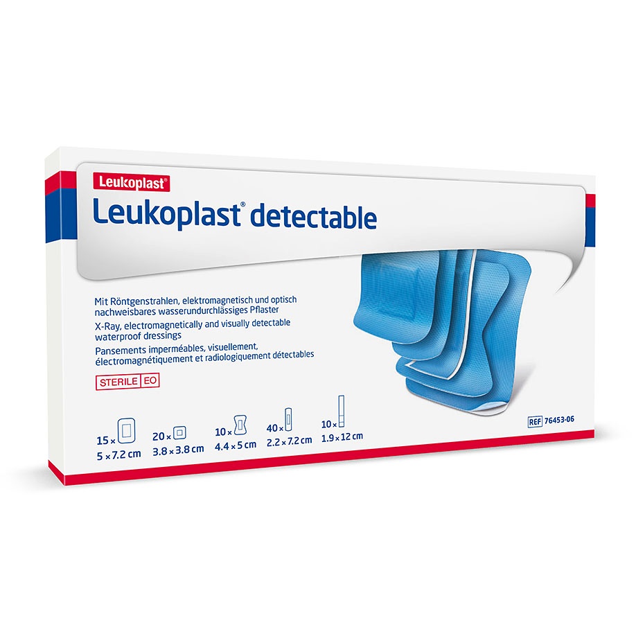 [BSN 7645306] Leukoplast detectable, Mischpackung Mit 5 Pflastergrößen (95 Stck.)