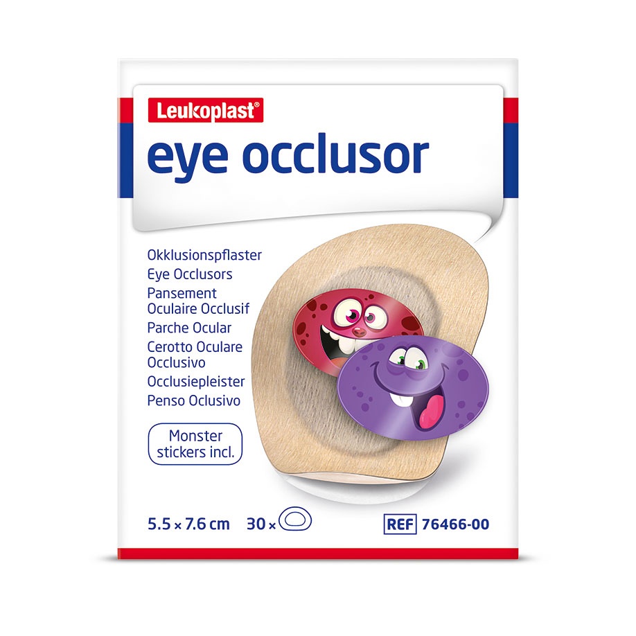 [BSN 7646600] Leukoplast eye occlusor 76 mm x 55 mm Augenokklusionspflaster (30 Stck.)
