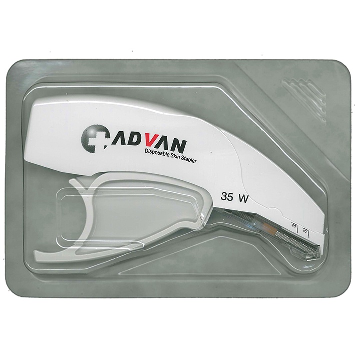 [CAT 17209696] Advan Einmal-Hautklammergeräte Wide Steril mit 35 Klammern (5 Stck.)