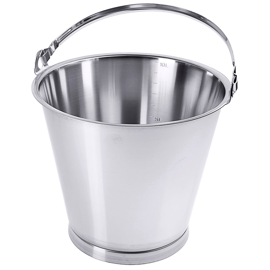 Eimer mit verstärktem Bodenreifen 10 Ltr., Ø 30 cm, Höhe 26,5 cm