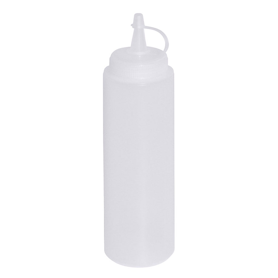 Quetschflasche, 0,25 Ltr., neutralweiß
