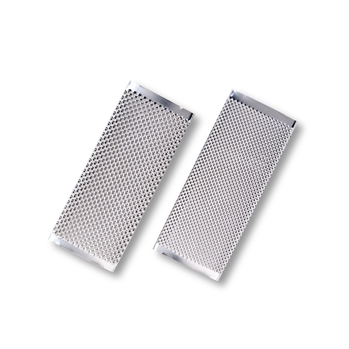 Credo Ersatzreibflächen rostfrei Set für Flachraspel grob/fein