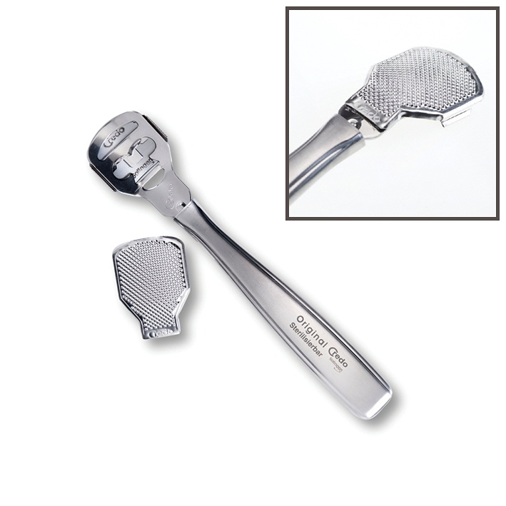 [CRE 092452] Credo Profi-Hornhaut Längshobel Sterilisierbar Einzelschachtel