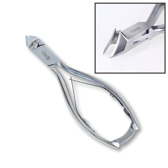 [CRE 165248] Credo Profi-Nagelzange Kopfschneider 14 cm rostfrei mattiert - Plastiketui