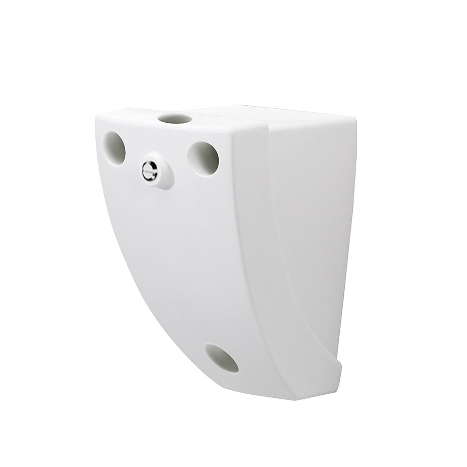 Wandhalter reinweiß für 16 mm Pin (Zapfen)