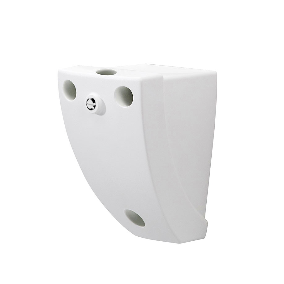 Wandhalter reinweiß für 16 mm Pin (Zapfen)