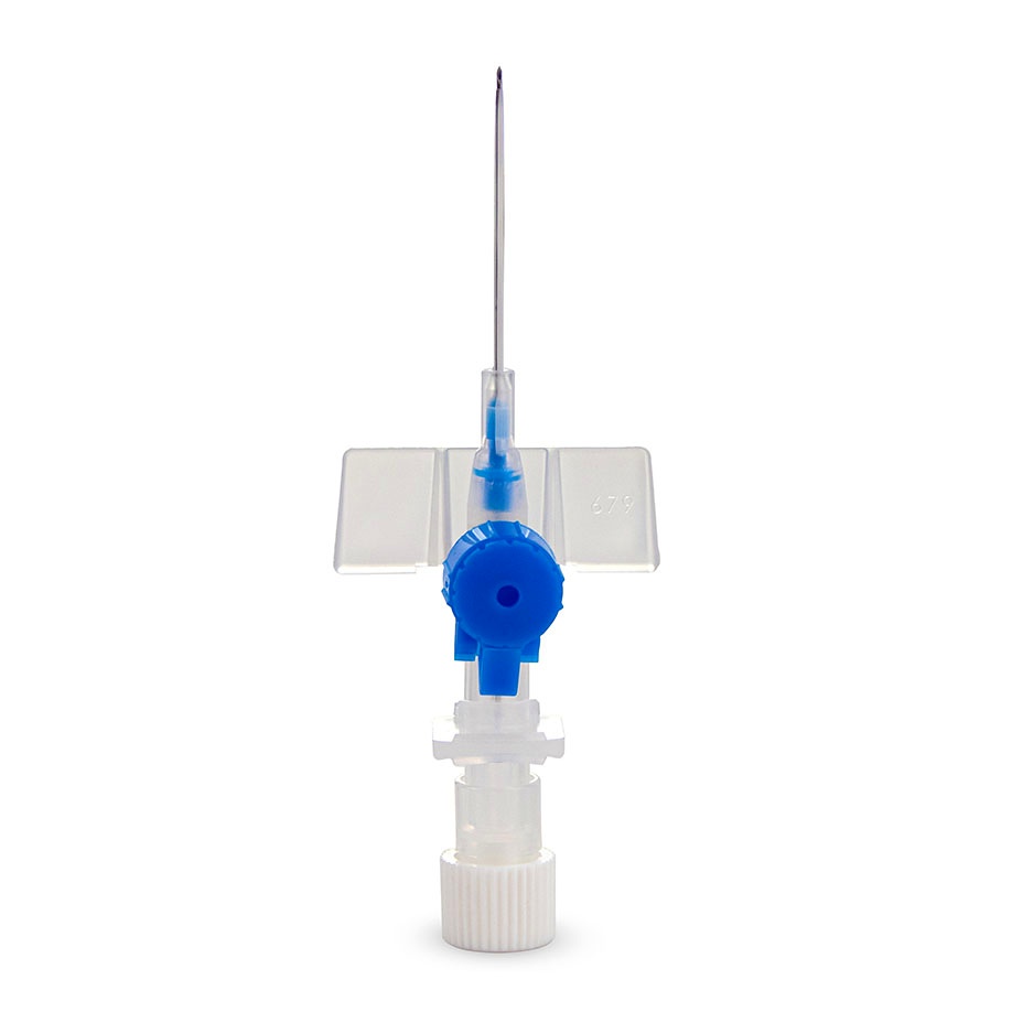 [DIS 4222] VASUFLO-INT PTFE Venenverweilkanülen 22 G, 0,9 x 25 mm, blau (50 Stck.)